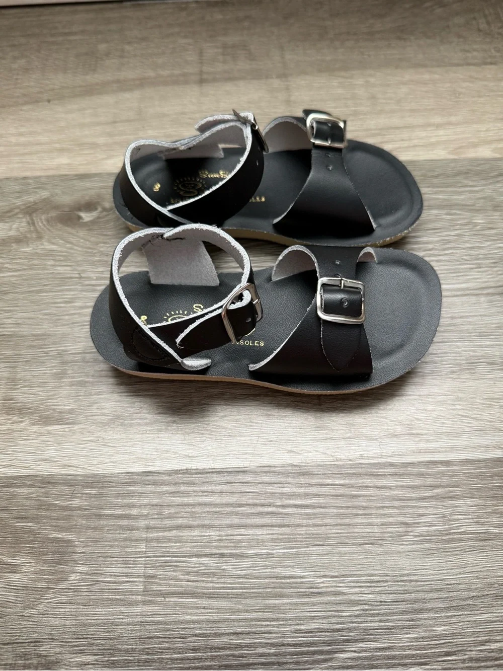 Salt Water Sandals by Hoy Navy Blue Buckle Toddler Sandals